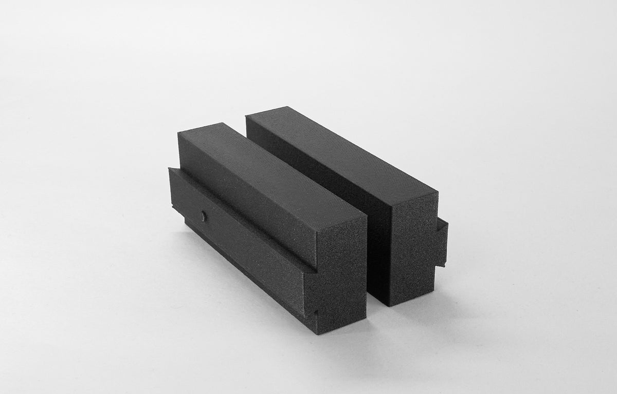 Soft Jaws for Orange Bench Vise – Solid Face