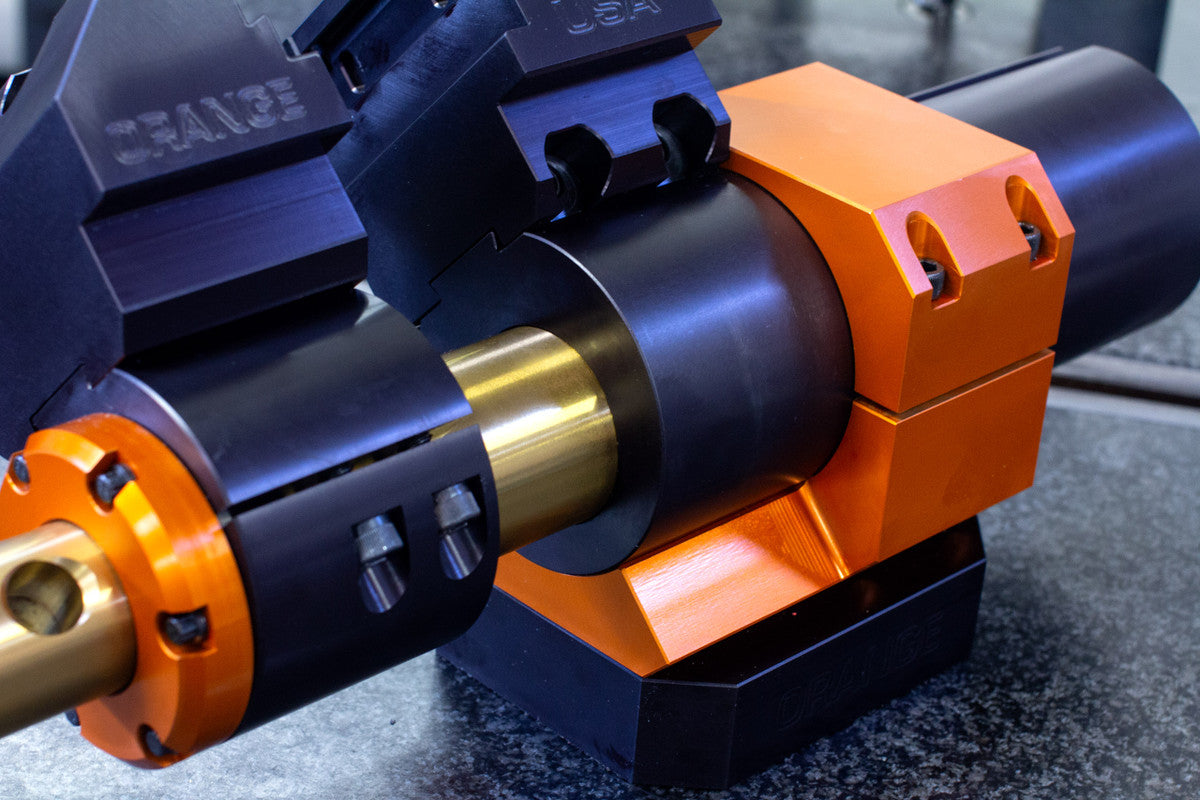 Orange Bench Vise
